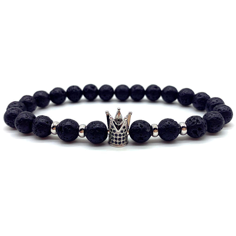 Luxurious Crown Charm Bracelet
