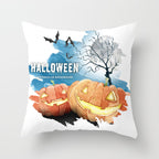 Printed Throw Pillow Cushion Cover