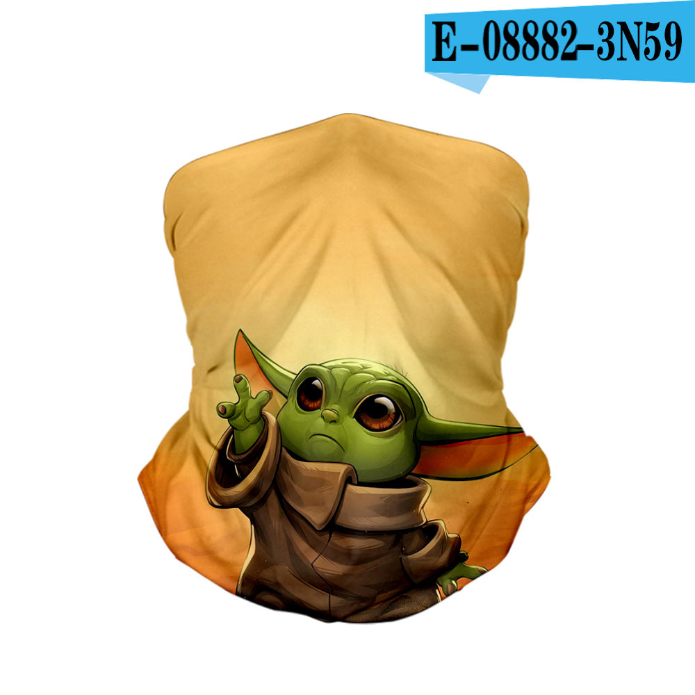 Outdoor Cycling Sun Scarf Yoda Baby Multifunctional