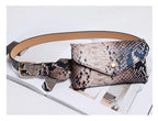 Snake Print Belt Bag