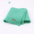 Leaf Knit Baby Blanket