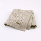 Leaf Knit Baby Blanket
