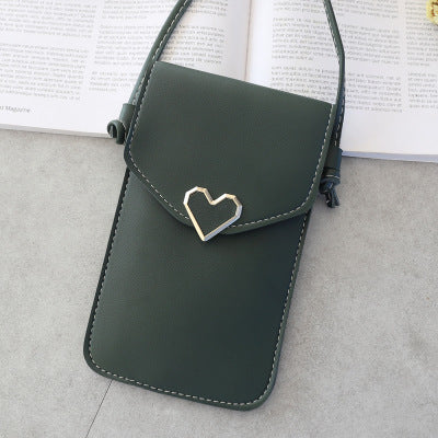 Love Buckle Mobile Phone Bags Transparent Touch