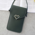 Love Buckle Mobile Phone Bags Transparent Touch