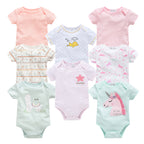 Baby Newborn Cartoon Short-sleeved Romper Casual