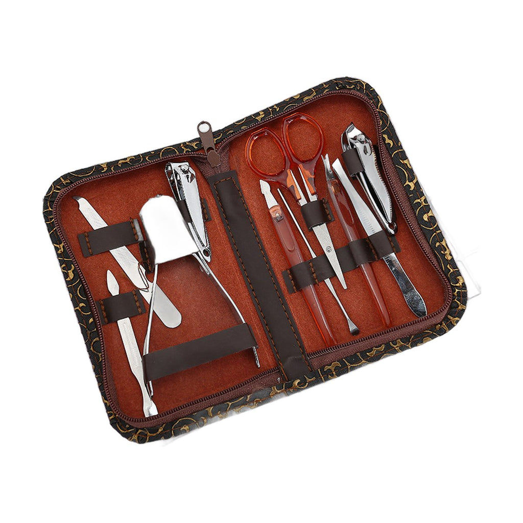 1pc Man Manicure Set 10 In1 Nail