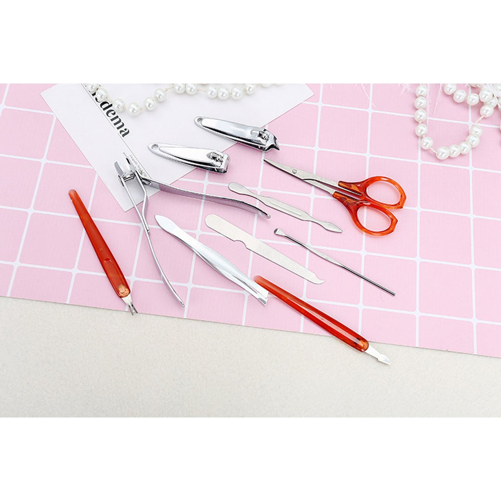 1pc Man Manicure Set 10 In1 Nail