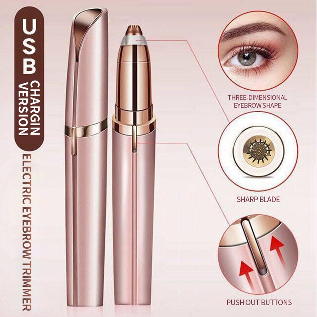 2-in-1 Brow Razor & Face Trimmer