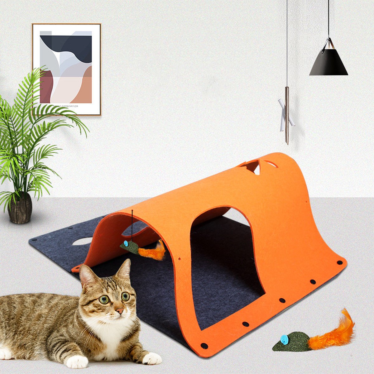 2 In 1 DIY Combined Cat Tunnel