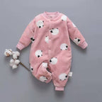 Flannel Baby Romper
