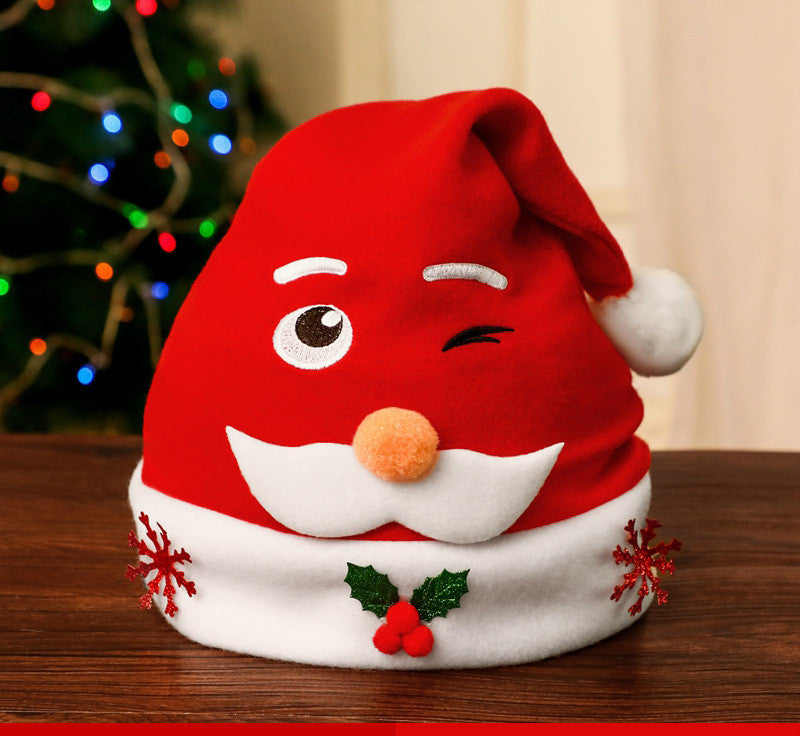 Santa Hat with Funny Glasses