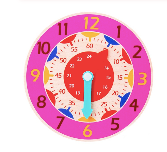 Montessori Wooden Clock
