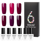 6-Piece ROSALIND Nude Gel Polish Set – 12 Shades