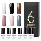 6-Piece ROSALIND Nude Gel Polish Set – 12 Shades