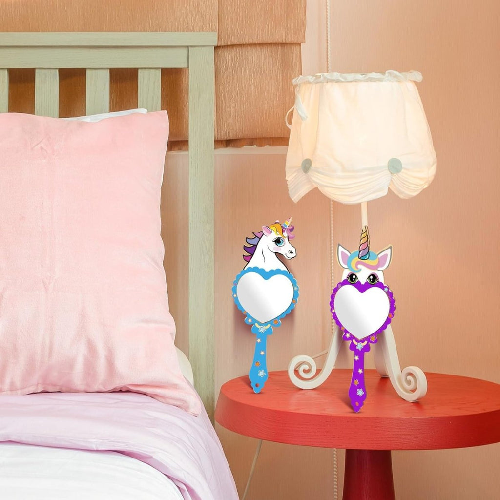 22-piece DIY Set Unicorn Mirrors 10 Wooden