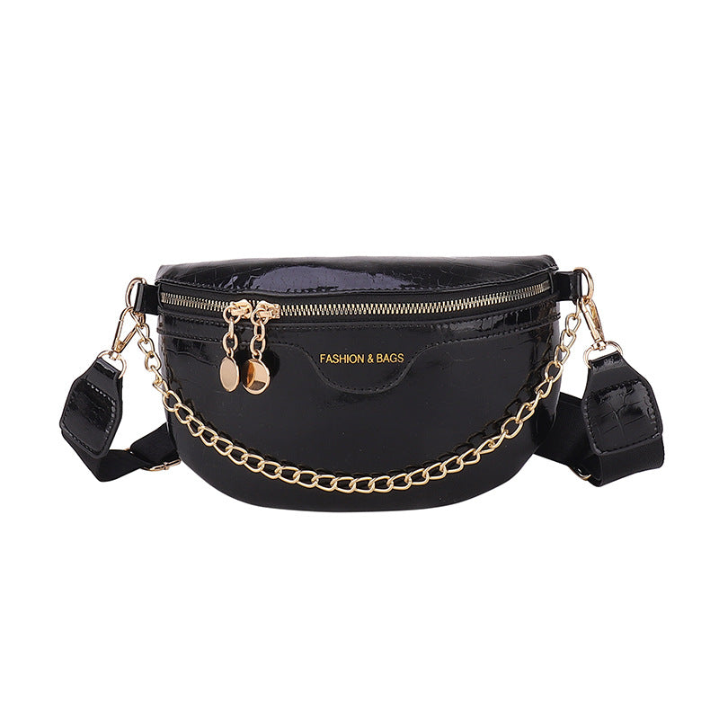 Shiny Chest Bag Westernwide Shoulder Strap