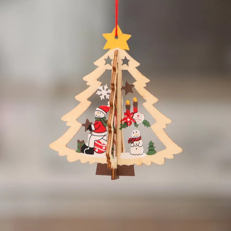 Wooden Christmas Ornaments