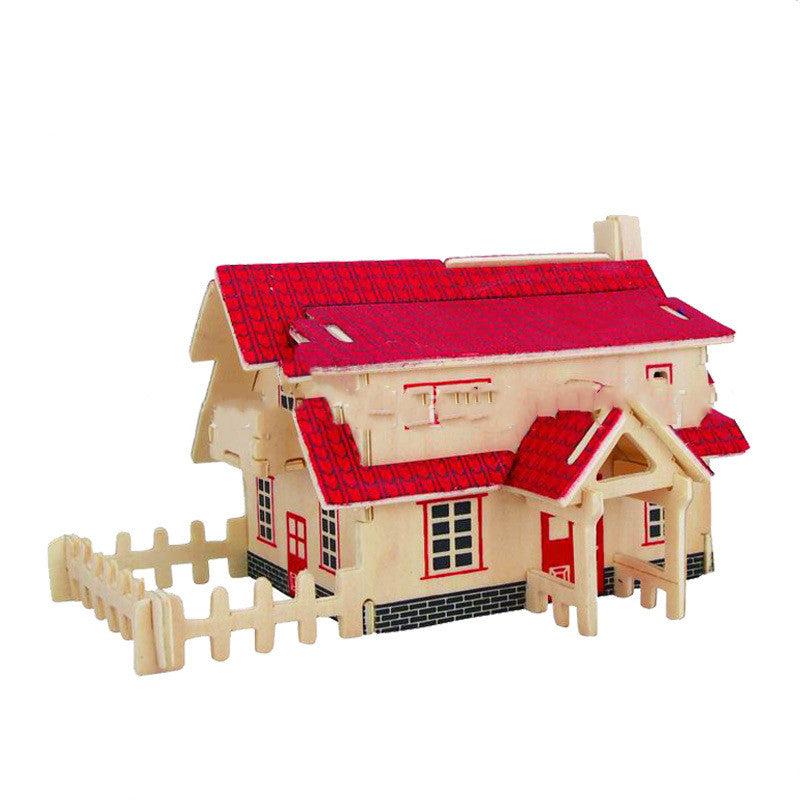 3D Puzzle Three-dimensional Wooden