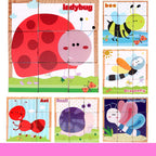 Wooden Picture Cube Puzzle