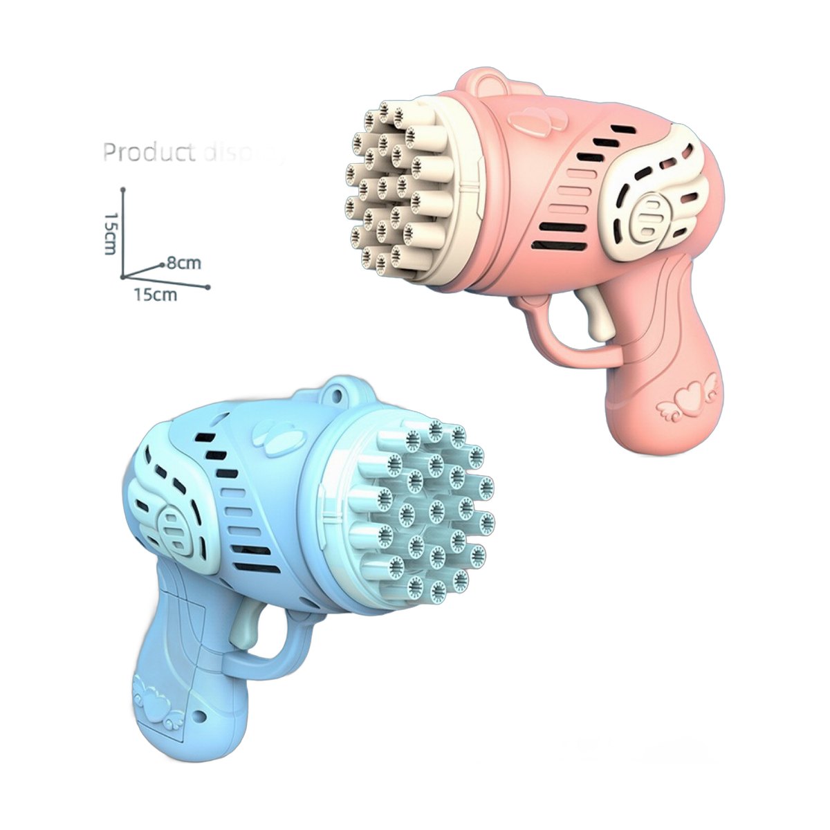 23-Hole Gatling Bubble Machine