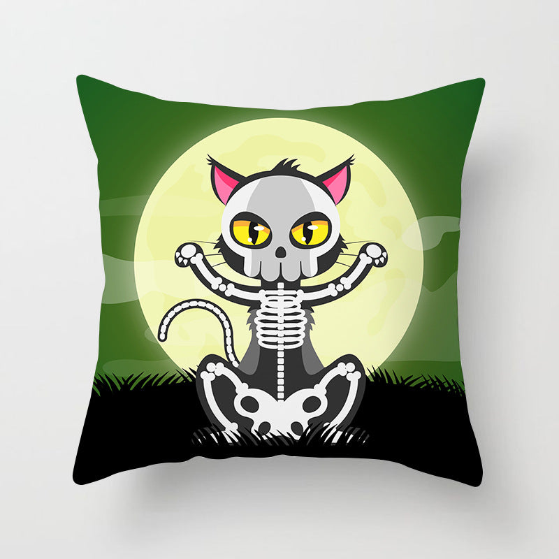 Printed Throw Pillow Cushion Cover