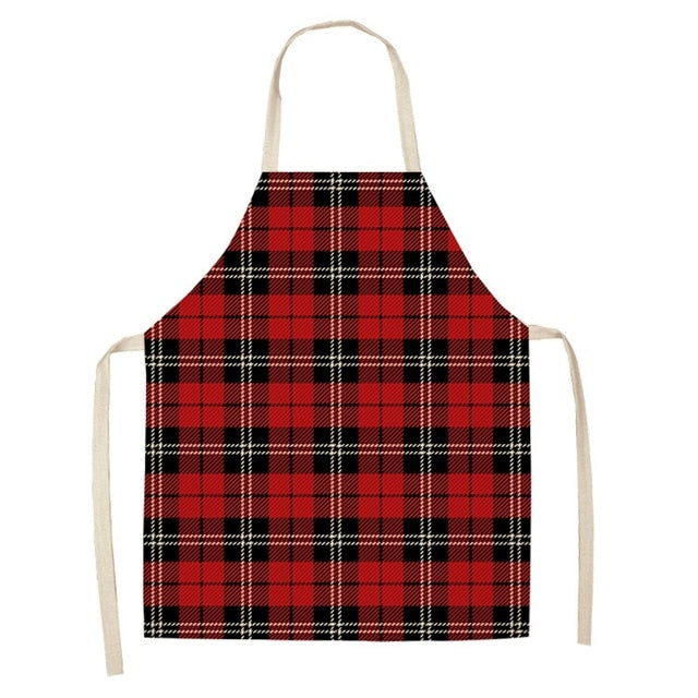 Cotton Linen Christmas Apron
