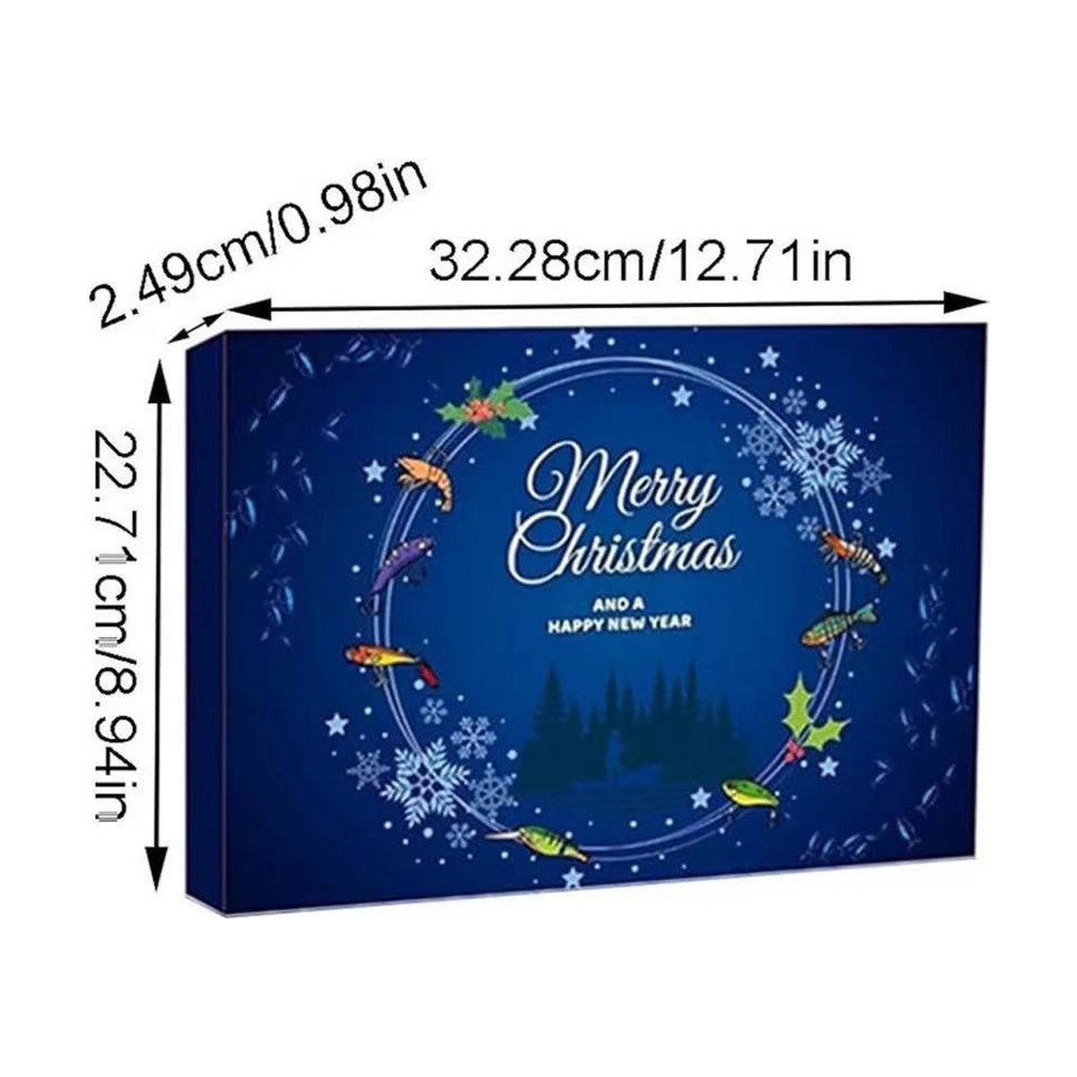 24-Day Fishing Lure Advent Calendar