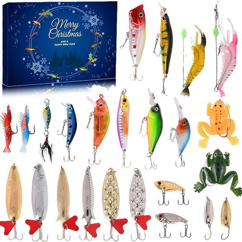 24-Day Fishing Lure Advent Calendar