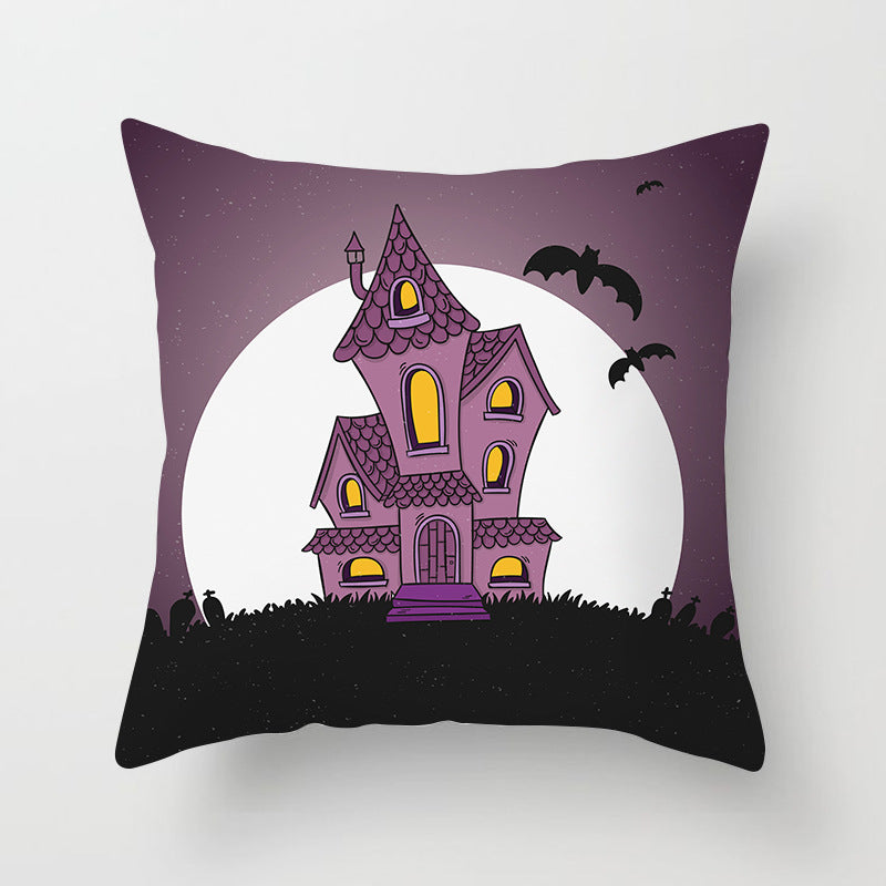 Printed Throw Pillow Cushion Cover