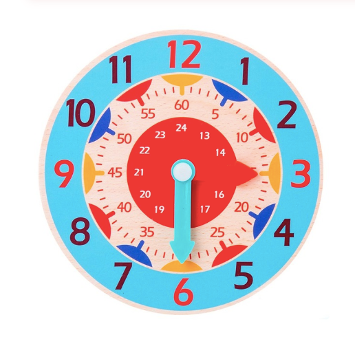 Montessori Wooden Clock