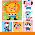 Wooden Picture Cube Puzzle