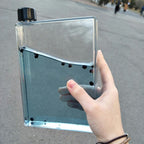 -proof Leak-proof Flat Sports Bottle Plastic Water
