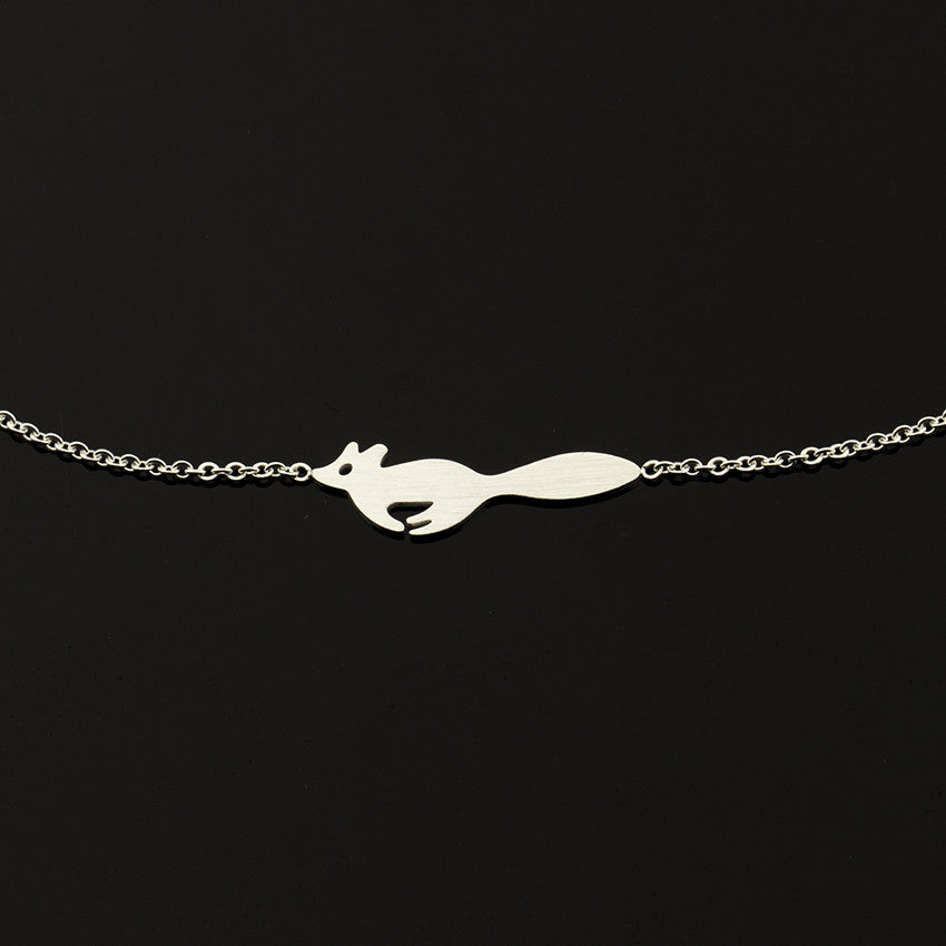 Running Fox Charm Bracelet