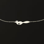 Running Fox Charm Bracelet
