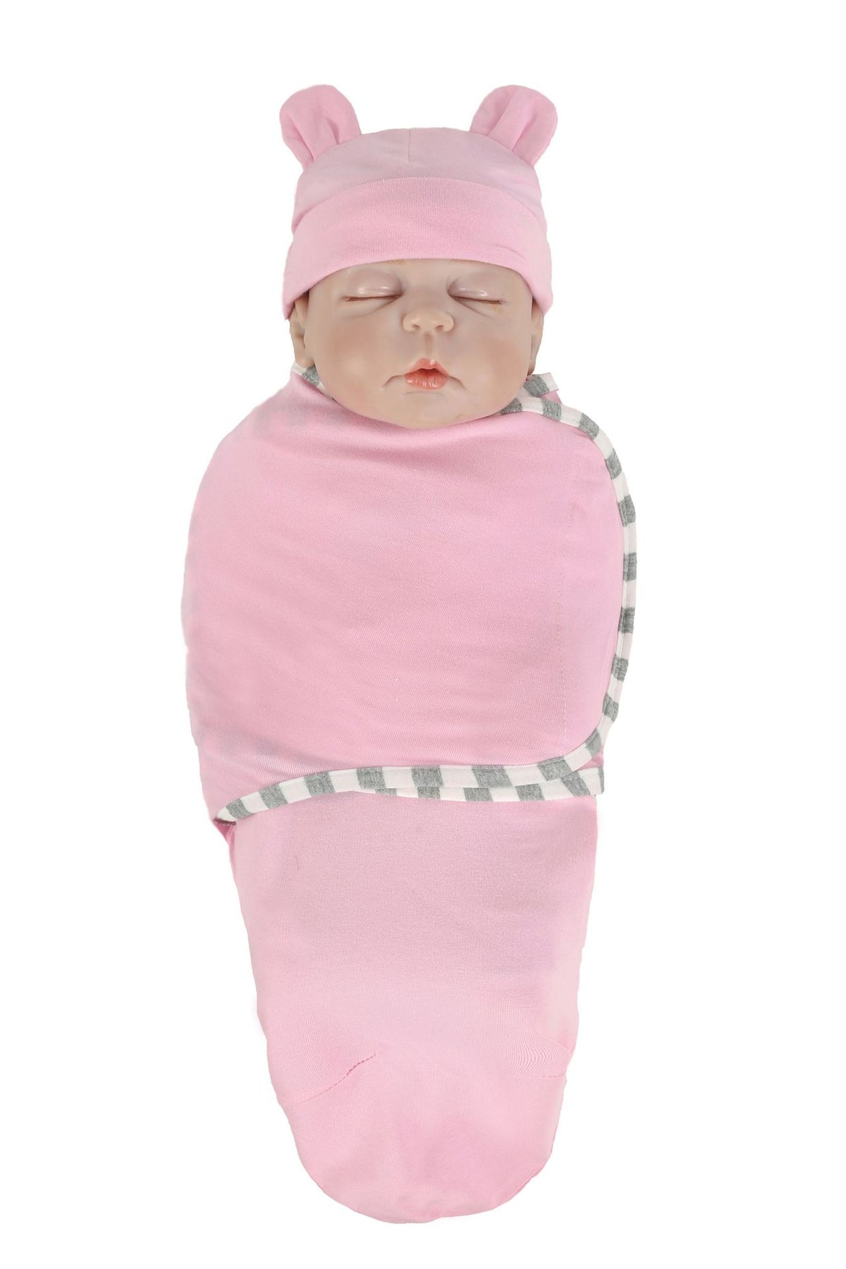 Newborn Swaddle Wrap & Hat Set