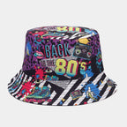 Graffiti Double-sided Bucket Hat Party Hip Hop