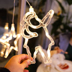 Window Christmas Light with Suction Cup