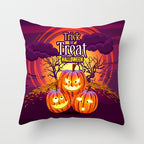 Printed Throw Pillow Cushion Cover