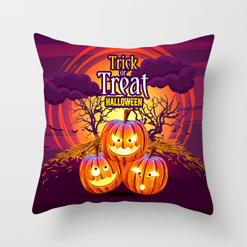 Printed Throw Pillow Cushion Cover