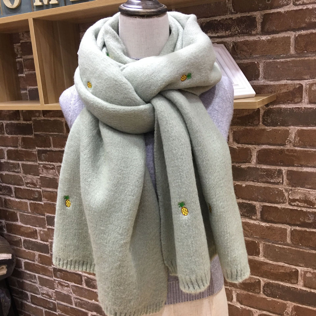 Pineapple Wool Scarf