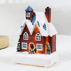 Light-Up Resin Christmas House