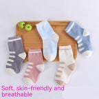Children's Socks Thin Breathable Mid-calf Baby Boat