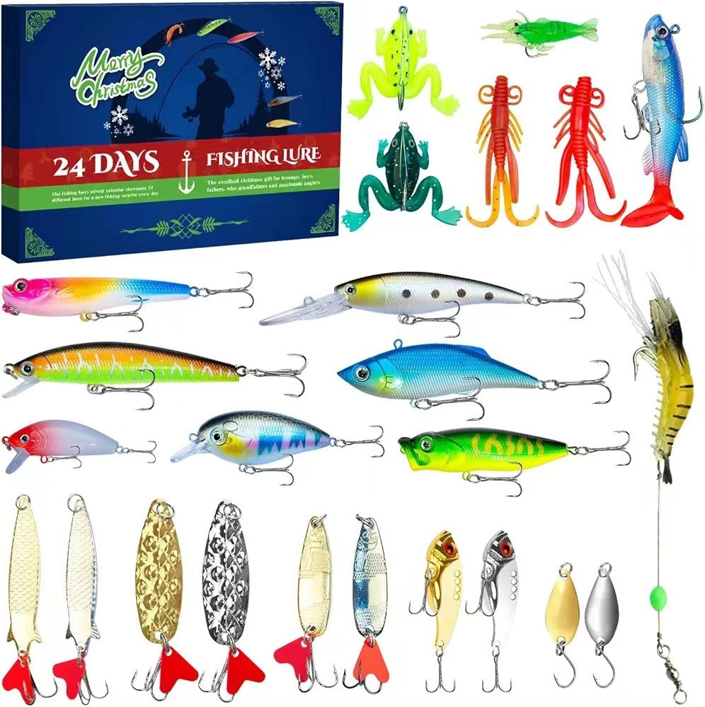 24-Day Fishing Lure Advent Calendar