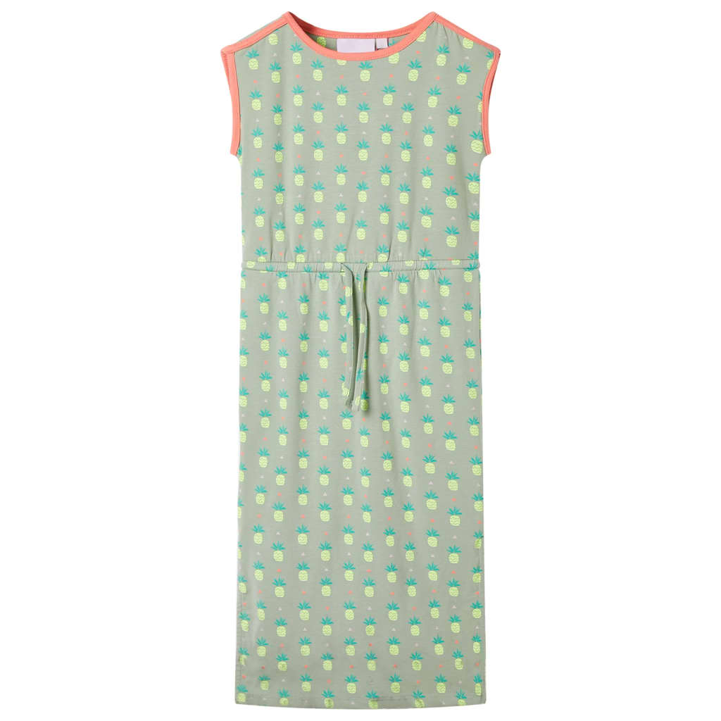Girls' Mint Dotted Dress