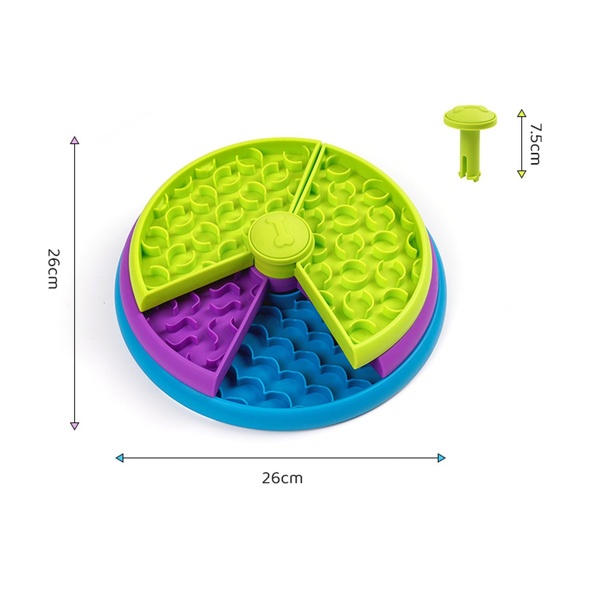 3-Layer Slow Feeder Bowl