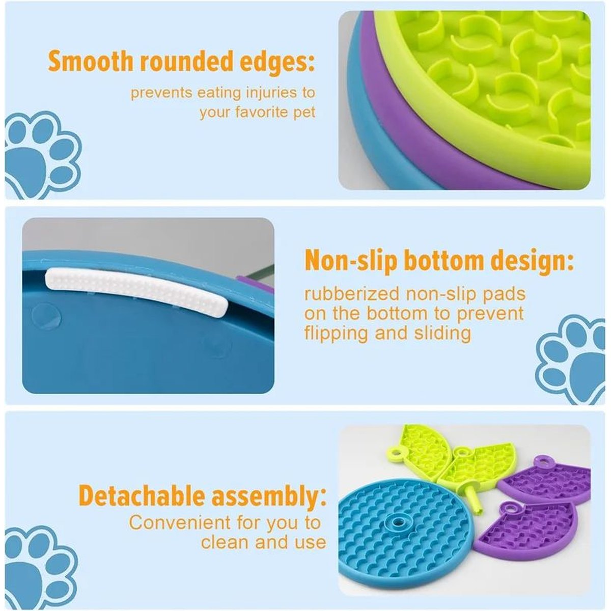 3-Layer Slow Feeder Bowl
