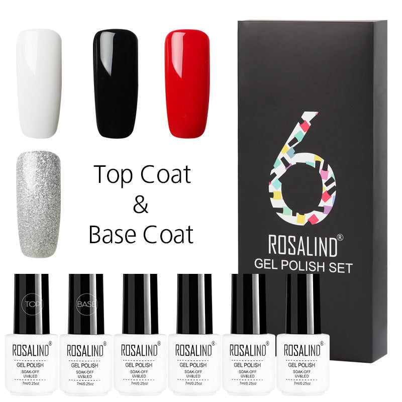 6-Piece ROSALIND Nude Gel Polish Set – 12 Shades