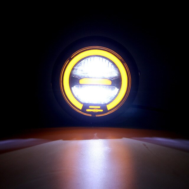 Refitting Motorcycle Headlamp LED Daily Aperture