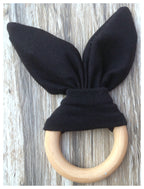 Handmade Wooden Bunny Teether