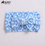 Children's Wide-brimmed Elastic Bow Baby Printed Headband